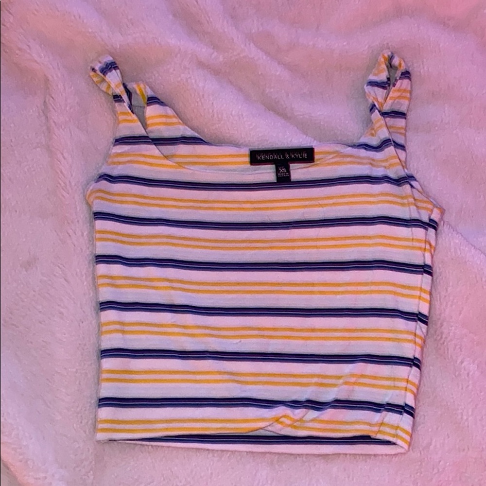 kendall & kylie striped top